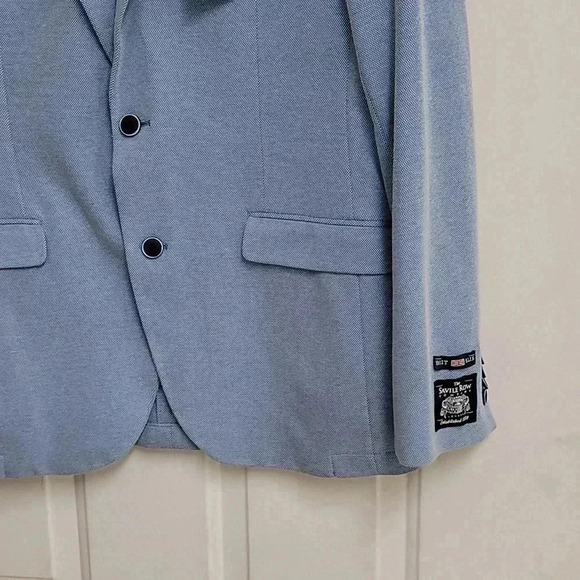 NWT The Savile Row Company men HOLKHAM Jacket BLUE blazer - Picture 5 of 13
